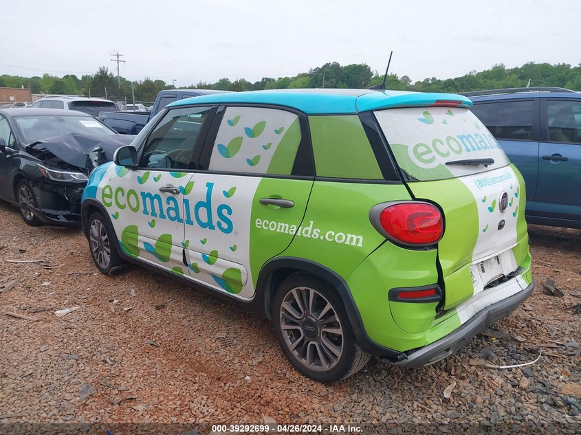 2020 Fiat 500L Trekking VIN: ZFBNFADHXLZ042821 Lot: 39292699