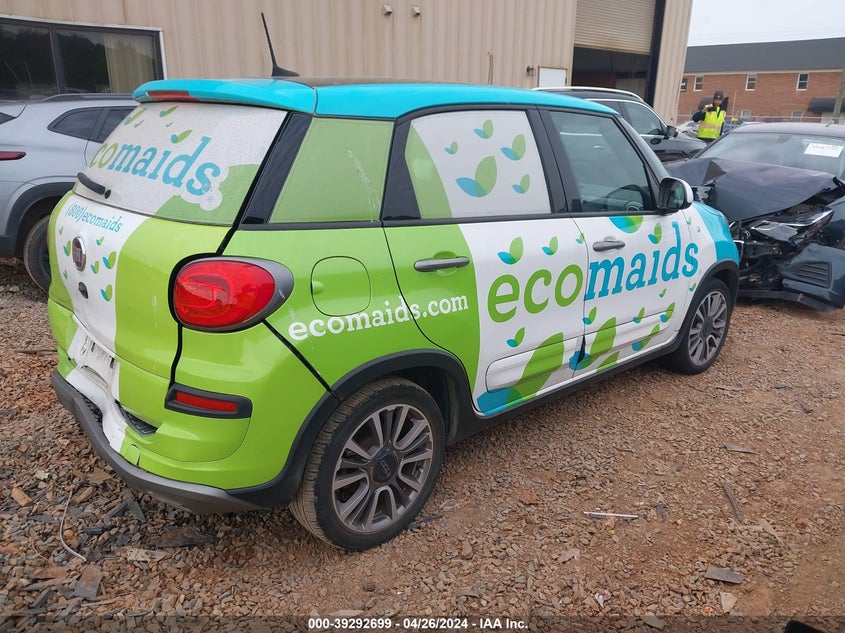 2020 Fiat 500L Trekking VIN: ZFBNFADHXLZ042821 Lot: 39292699