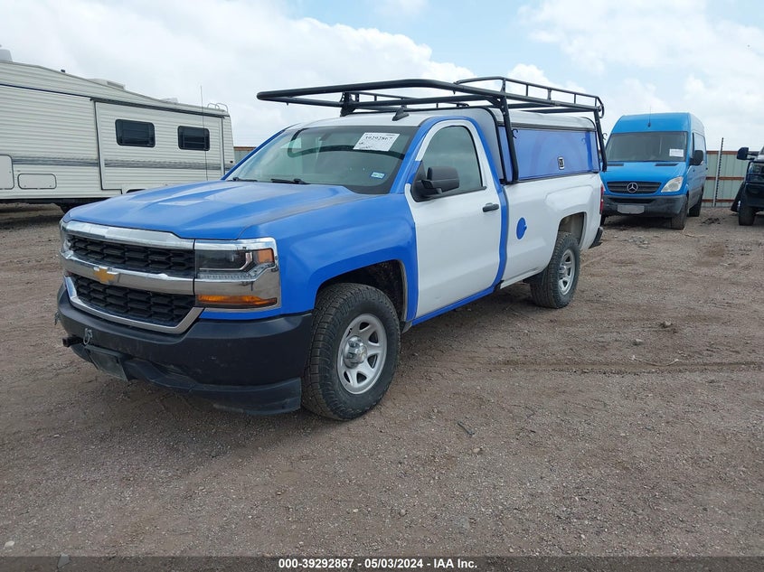 2018 CHEVROLET SILVERADO 1500 WT - 1GCNCNEC7JZ369495