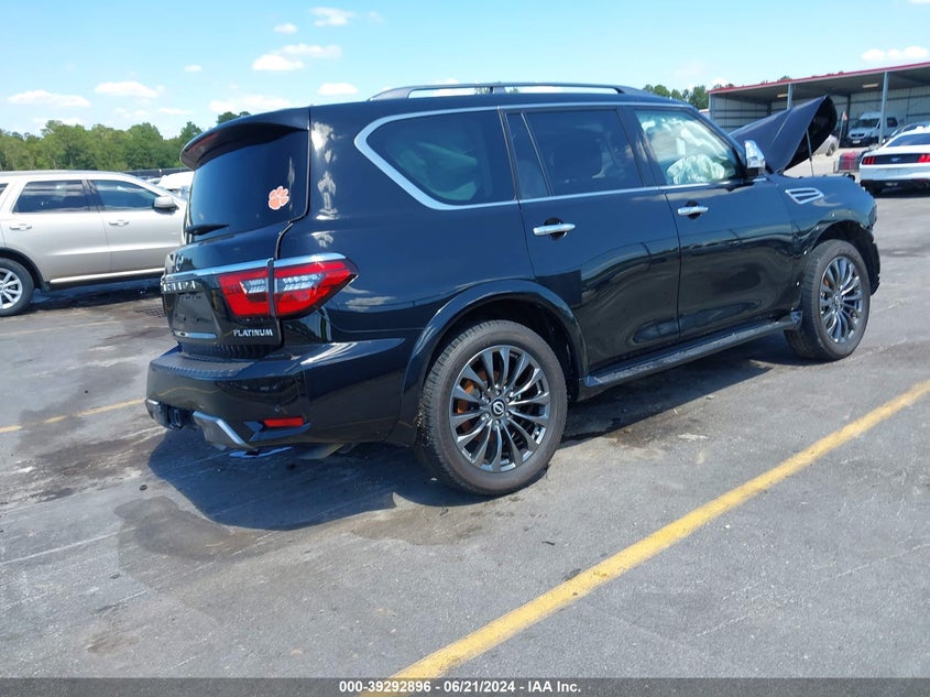 2023 Nissan Armada Platinum 2Wd VIN: JN8AY2DAXP9403442 Lot: 39292896