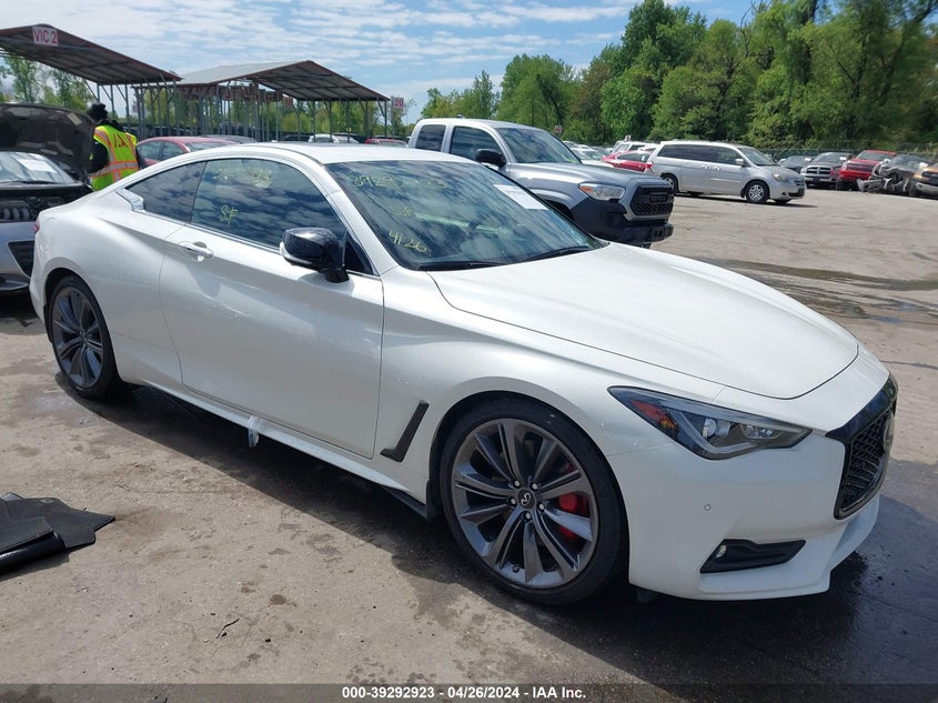 2021 Infiniti Q60 Red Sport 400 Awd VIN: JN1FV7LL9MM560529 Lot: 39292923