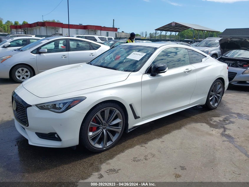 2021 Infiniti Q60 Red Sport 400 Awd VIN: JN1FV7LL9MM560529 Lot: 39292923