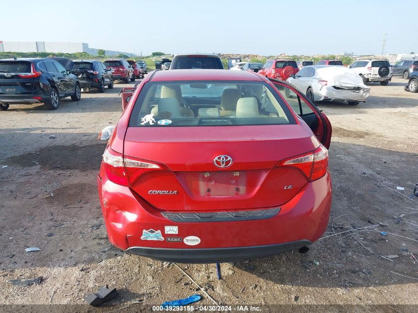 2017 Toyota Corolla Le VIN: 2T1BURHE7HC842062 Lot: 39293155