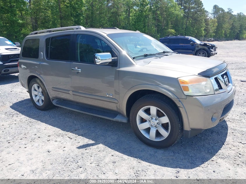 2008 Nissan Armada Le VIN: 5N1BA08D48N601077 Lot: 39293390