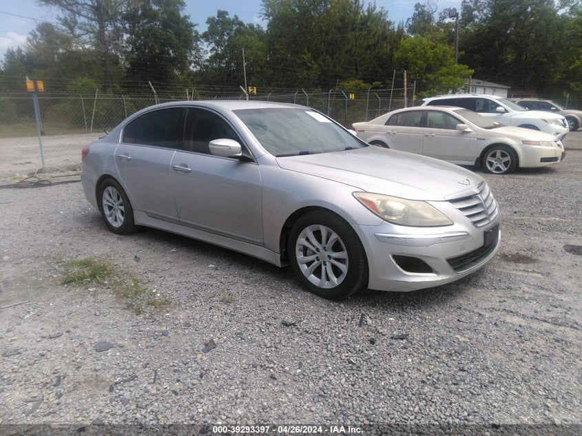 2013 Hyundai Genesis 3.8 VIN: KMHGC4DD9DU244220 Lot: 39293397