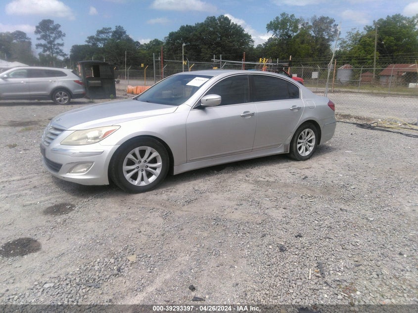 2013 Hyundai Genesis 3.8 VIN: KMHGC4DD9DU244220 Lot: 39293397