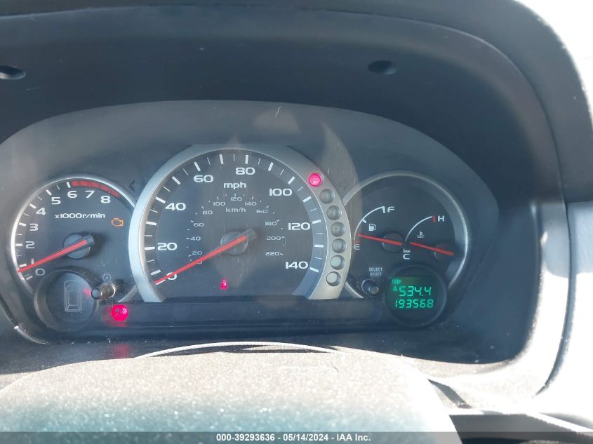 2004 Honda Pilot Lx VIN: 2HKYF18134H509139 Lot: 39293636