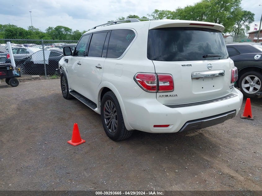 2019 Nissan Armada Platinum VIN: JN8AY2NF3K9352885 Lot: 39293665