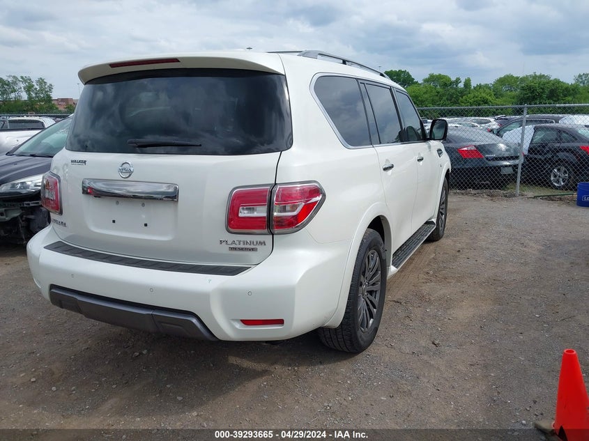 2019 Nissan Armada Platinum VIN: JN8AY2NF3K9352885 Lot: 39293665