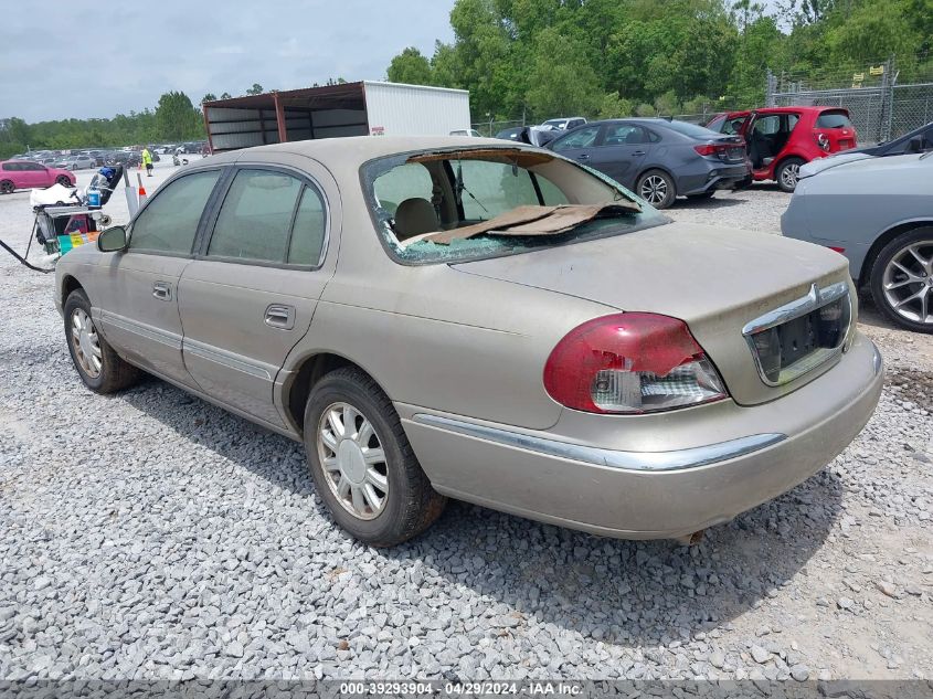 1LNHM97V8YY832885 2000 Lincoln Continental