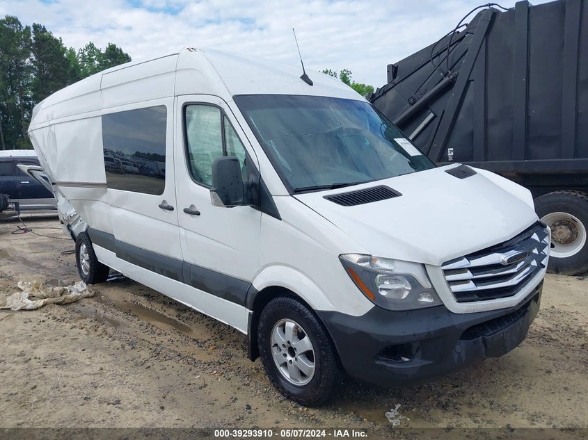 2018 Mercedes-Benz Sprinter 2500 High Roof V6 VIN: WD3PE8CD7JP599303 Lot: 39293910