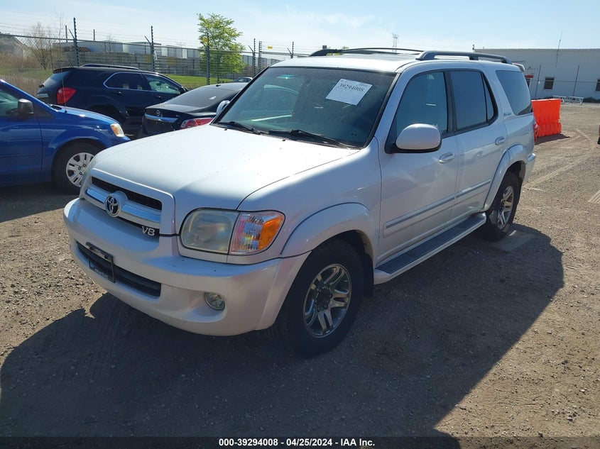 2006 TOYOTA SEQUOIA LIMITED V8 VIN: 5TDBT48A06S259484