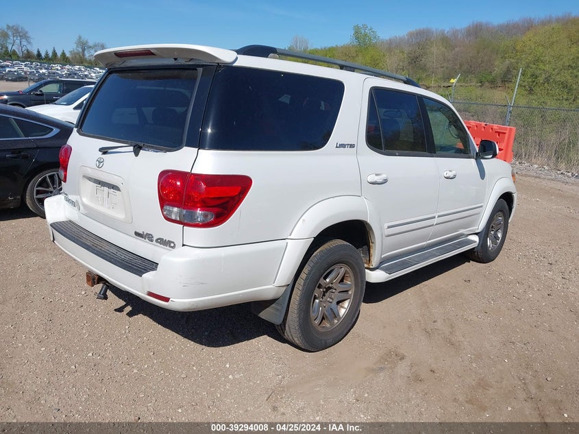 2006 TOYOTA SEQUOIA LIMITED V8 VIN: 5TDBT48A06S259484