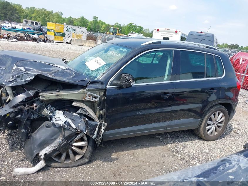 2011 Volkswagen Tiguan Se VIN: WVGAV7AX9BW503208 Lot: 40261637