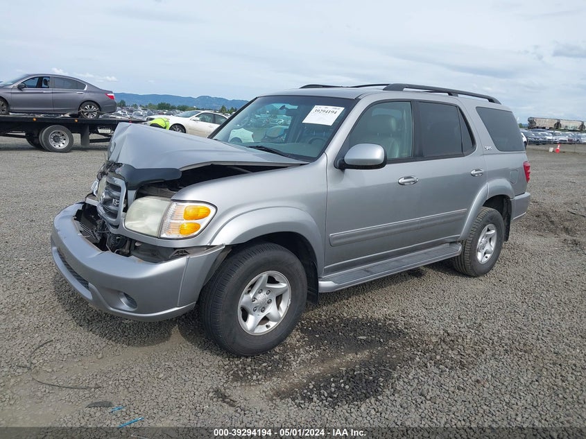 2001 Toyota Sequoia Sr5 V8 VIN: 5TDBT44A01S039356 Lot: 39294194