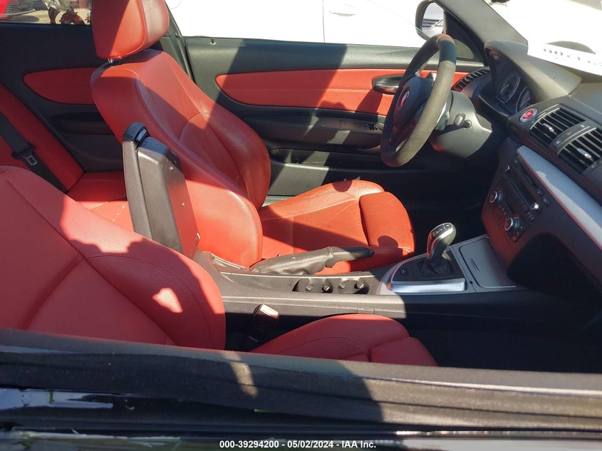 2013 BMW 135I VIN: WBAUC9C52DVY60296 Lot: 39294200