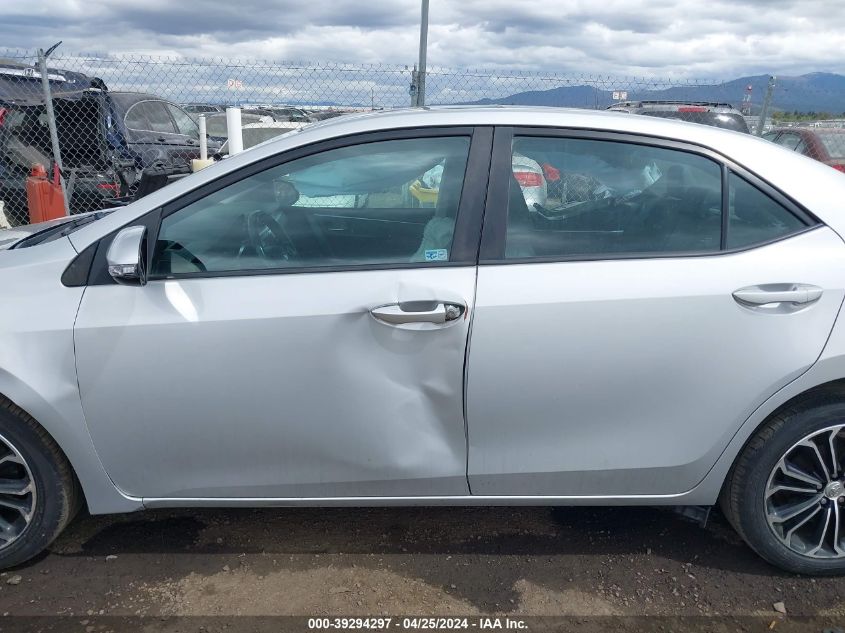 2014 Toyota Corolla S Premium VIN: 2T1BURHE0EC123957 Lot: 39294297