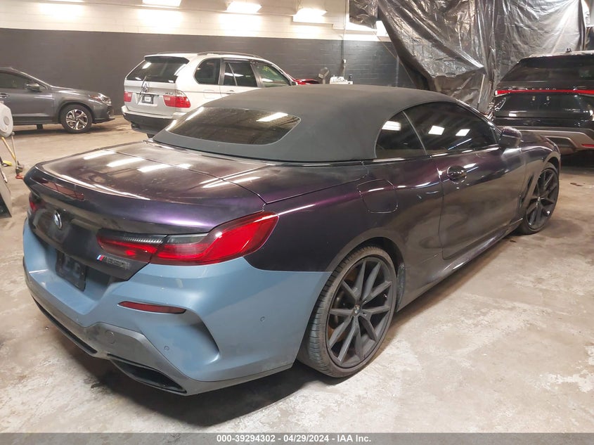 2022 BMW M850I xDrive VIN: WBAFY4C0XNCJ20493 Lot: 39294302