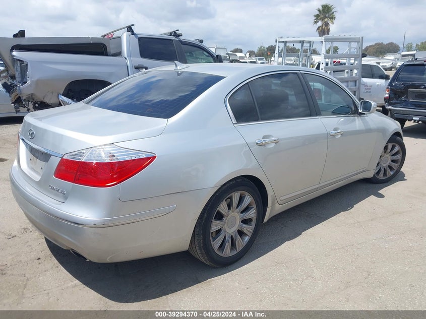 2009 Hyundai Genesis 3.8 VIN: KMHGC46E09U019049 Lot: 39294370