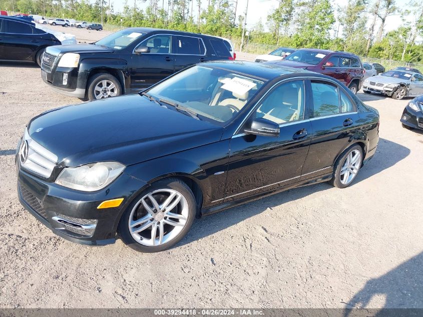 WDDGF4HB2CA722049 | 2012 MERCEDES-BENZ C 250