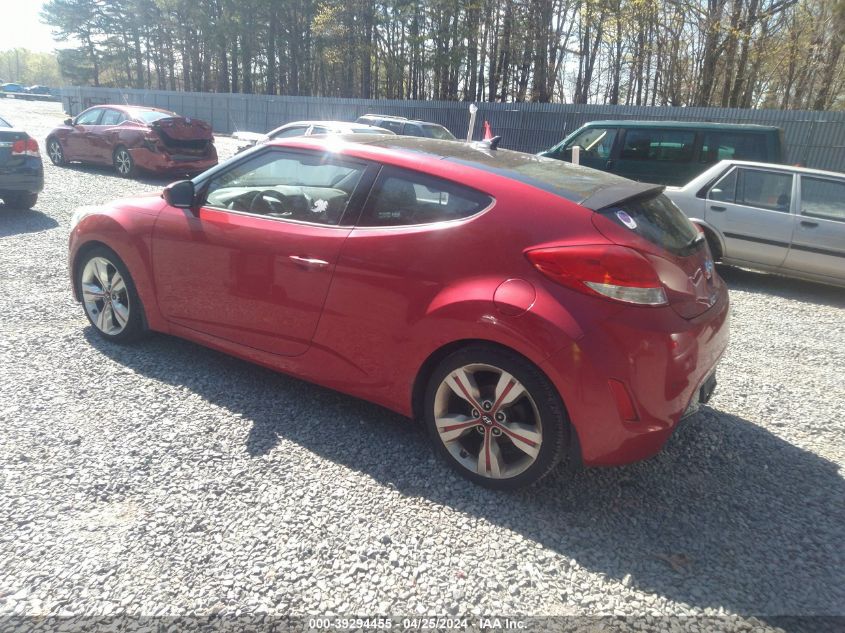 2013 HYUNDAI VELOSTER BASE W/BLACK - KMHTC6AD5DU099319