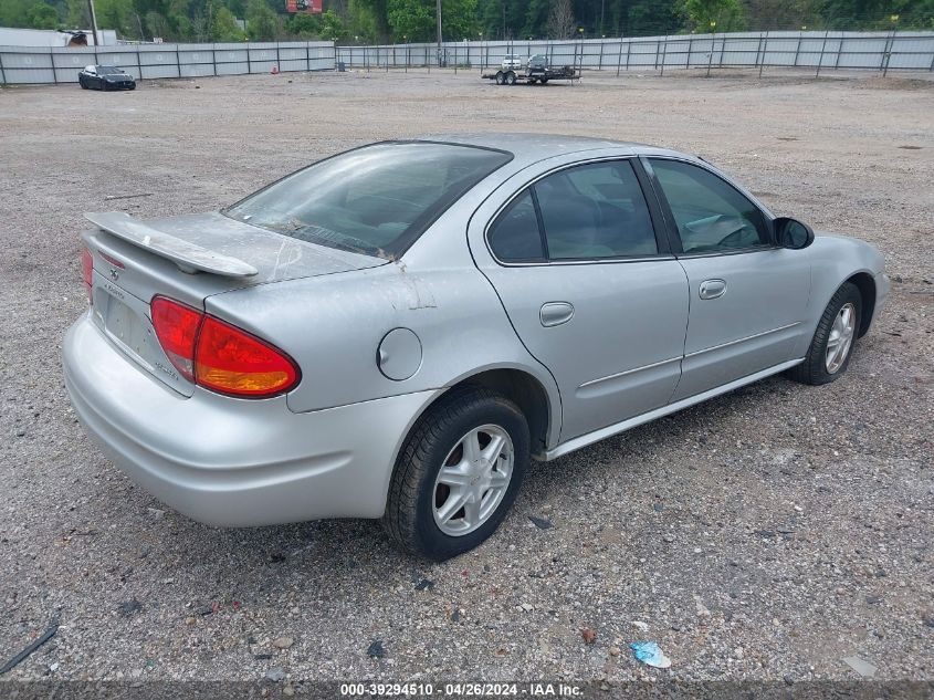 2004 Oldsmobile Alero Gl1 VIN: 1G3NL52F14C236558 Lot: 39294510