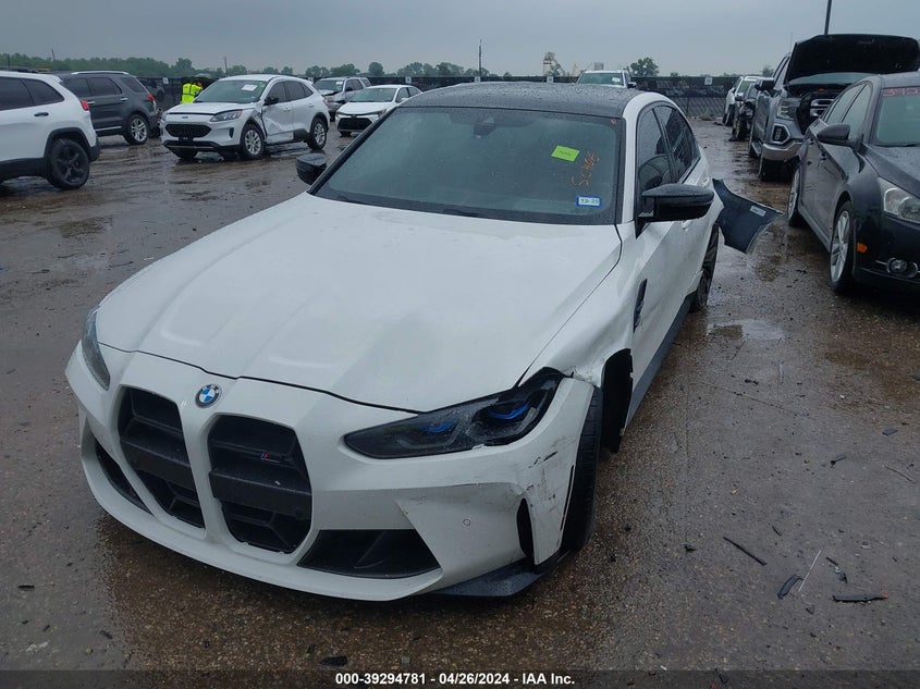2024 BMW M3 Competition xDrive VIN: WBS43AY09RFS02566 Lot: 39294781