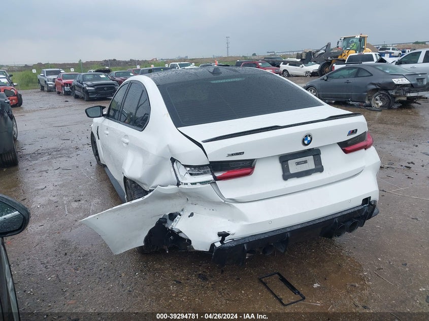 2024 BMW M3 Competition xDrive VIN: WBS43AY09RFS02566 Lot: 39294781