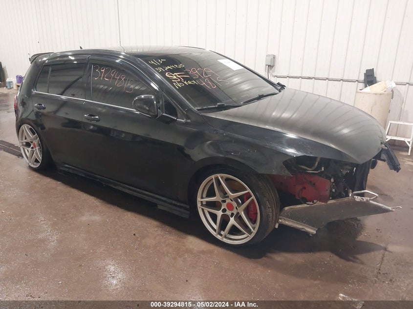 2016 VOLKSWAGEN GOLF GTI AUTOBAHN W/PERFORMANCE PACKAGE 4-DOOR - 3VW547AU3GM008456