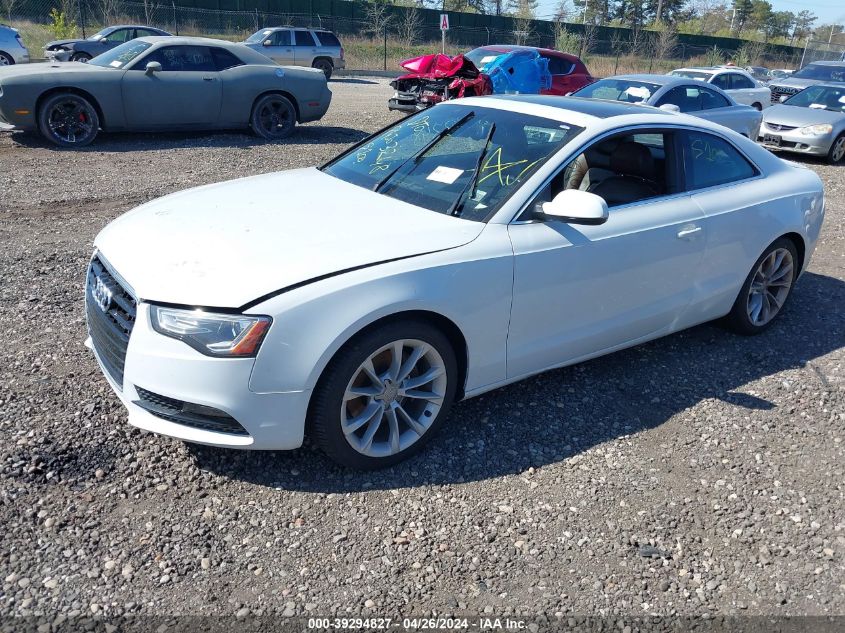 2013 Audi A5 2.0T Premium VIN: WAULFAFR0DA036579 Lot: 39294827