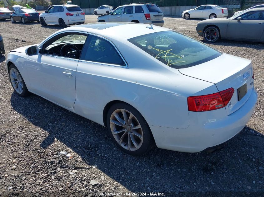 2013 Audi A5 2.0T Premium VIN: WAULFAFR0DA036579 Lot: 39294827