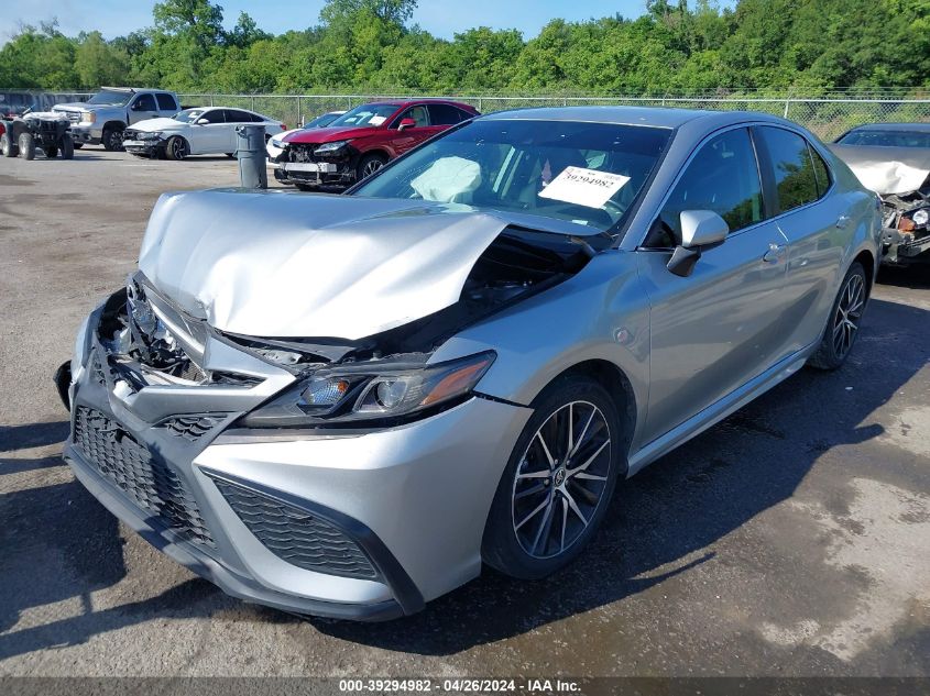 2021 Toyota Camry Se VIN: 4T1G11AK2MU414456 Lot: 40737089