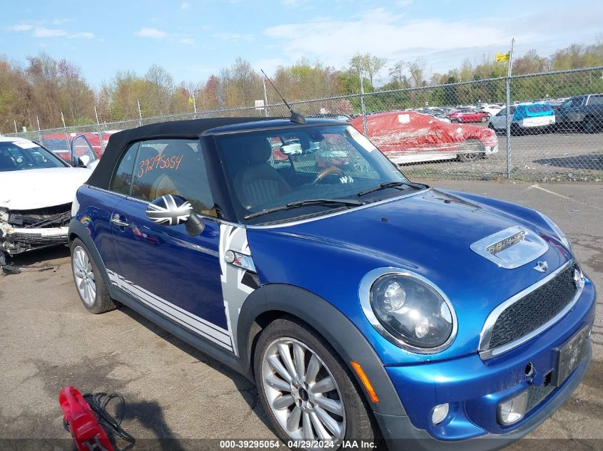 WMWZP3C51DT551079 | 2013 MINI CONVERTIBLE