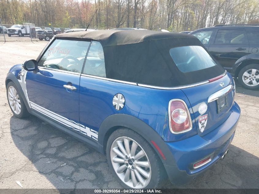 WMWZP3C51DT551079 | 2013 MINI CONVERTIBLE