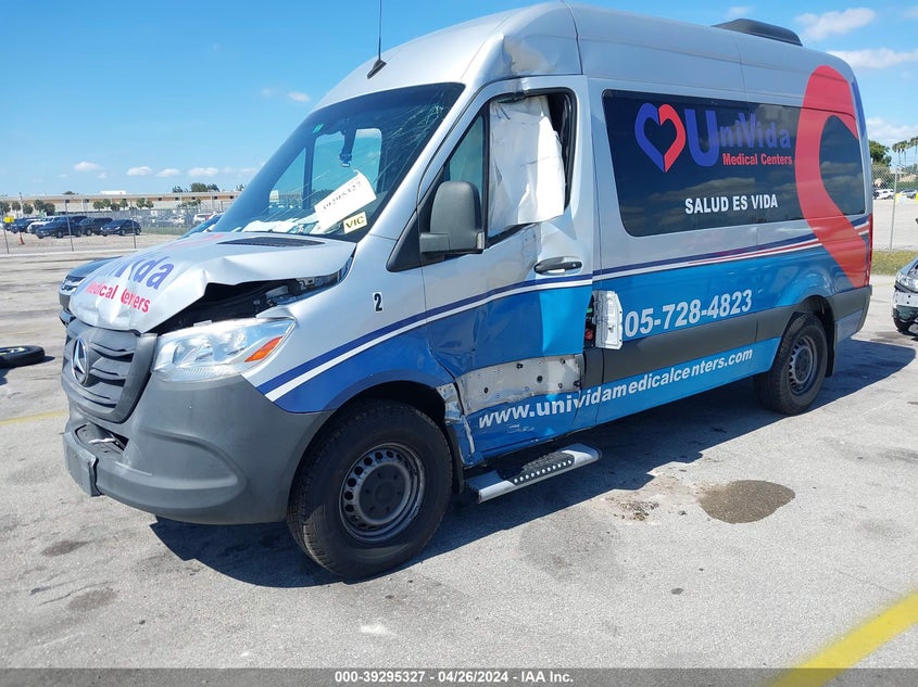 2019 Mercedes-Benz Sprinter 2500 High Roof V6 VIN: WDZPF0CD8KP114964 Lot: 39295327