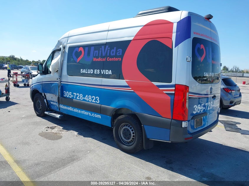 2019 Mercedes-Benz Sprinter 2500 High Roof V6 VIN: WDZPF0CD8KP114964 Lot: 39295327