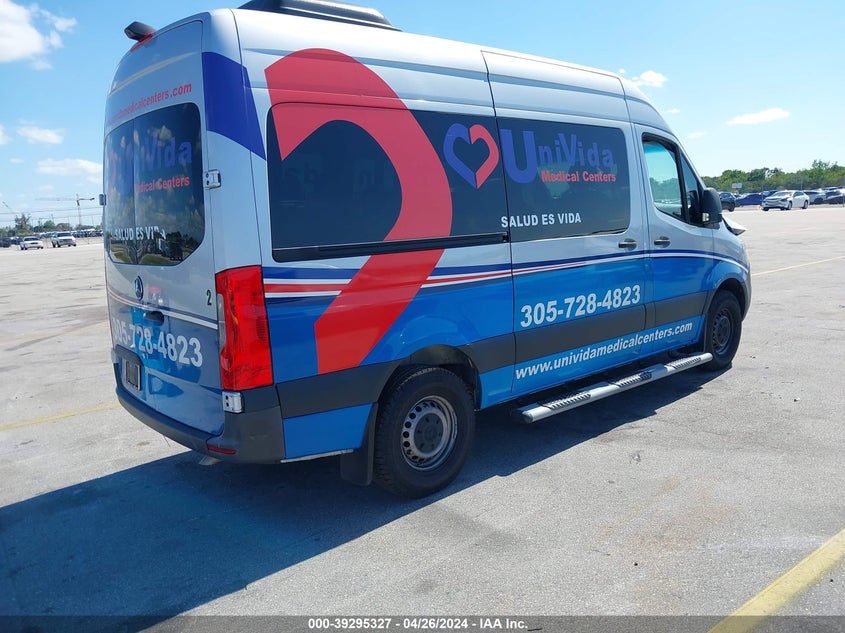 2019 Mercedes-Benz Sprinter 2500 High Roof V6 VIN: WDZPF0CD8KP114964 Lot: 39295327