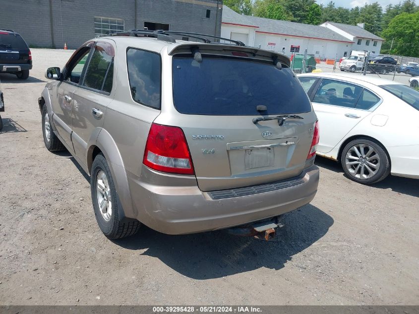 2005 Kia Sorento Ex/Lx VIN: KNDJC733555363785 Lot: 39295428