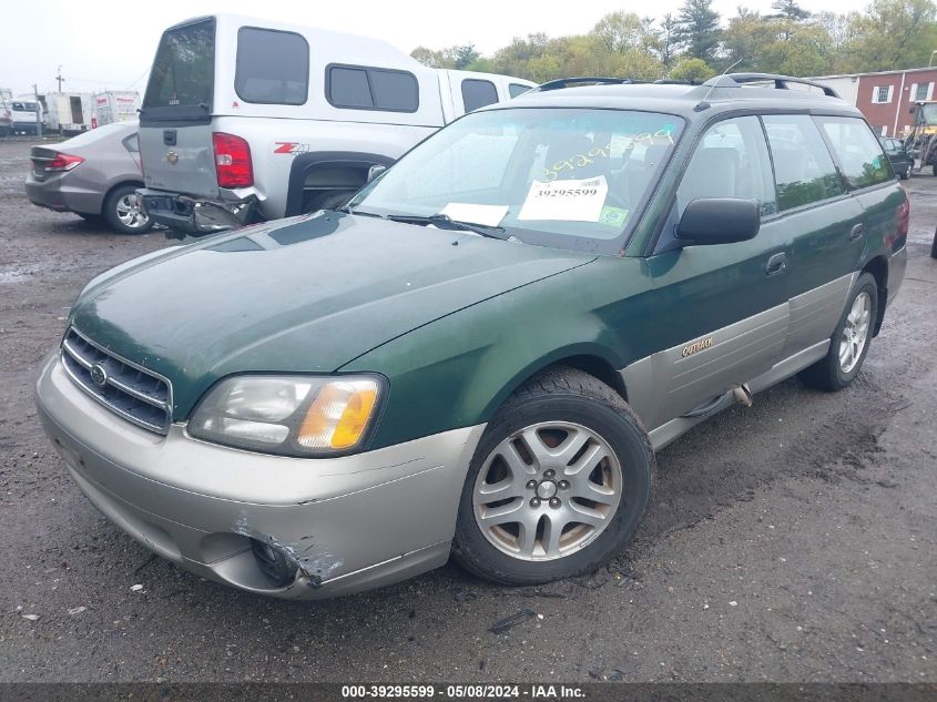 2000 Subaru Outback VIN: 4S3BH6655Y6609469 Lot: 39295599