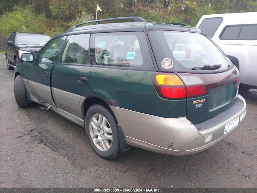 2000 Subaru Outback VIN: 4S3BH6655Y6609469 Lot: 39295599