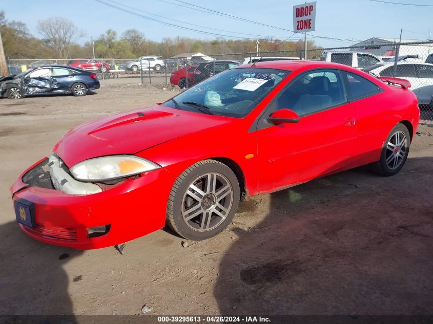 2002 Mercury Cougar V6 VIN: 1ZWFT61L325610485 Lot: 39295613