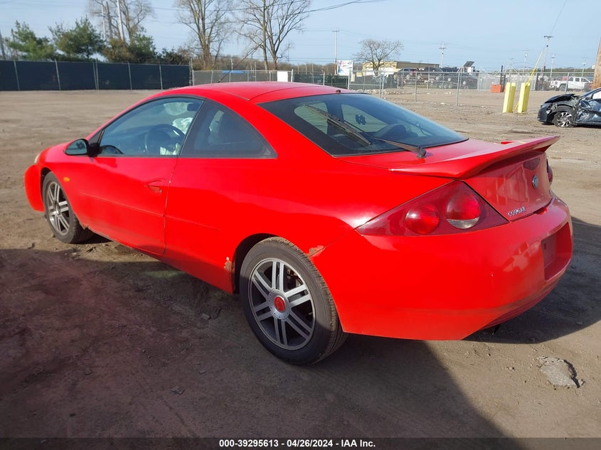 2002 Mercury Cougar V6 VIN: 1ZWFT61L325610485 Lot: 39295613