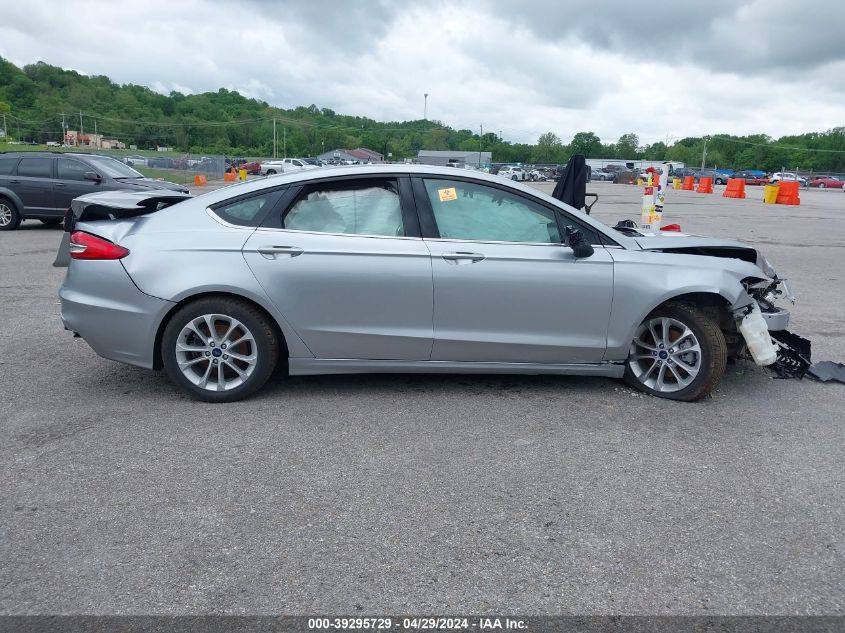 2020 Ford Fusion Hybrid Se VIN: 3FA6P0LU2LR264531 Lot: 39295729