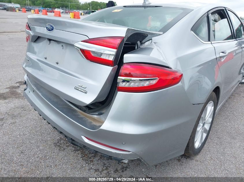 2020 Ford Fusion Hybrid Se VIN: 3FA6P0LU2LR264531 Lot: 39295729