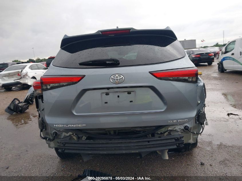 2020 Toyota Highlander Xle VIN: 5TDHZRBHXLS034870 Lot: 39295875