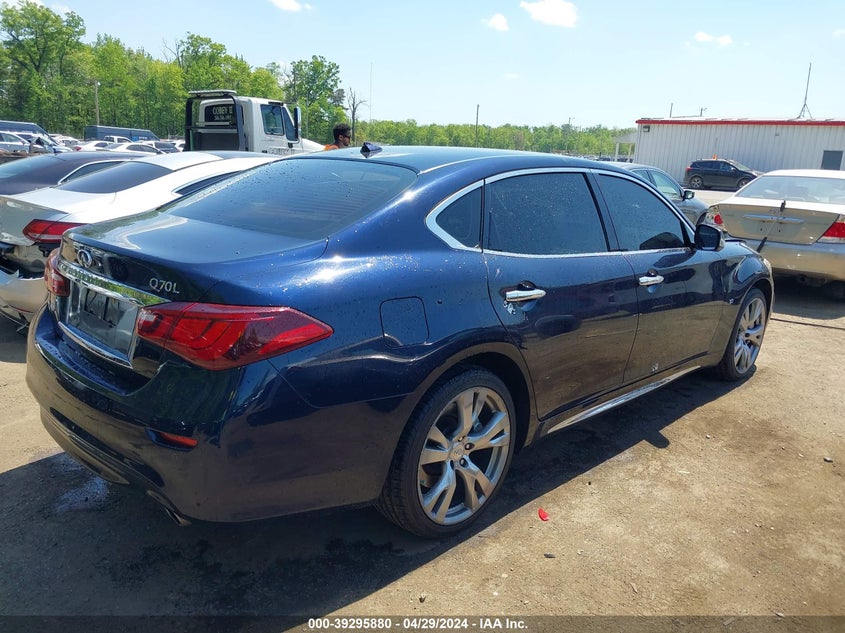 2017 Infiniti Q70L 3.7X VIN: JN1BY1PR1HM210030 Lot: 39295880