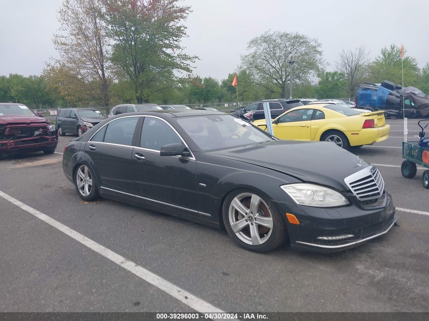 2012 Mercedes-Benz S 550 4Matic VIN: WDDNG9EB2CA480451 Lot: 39296003