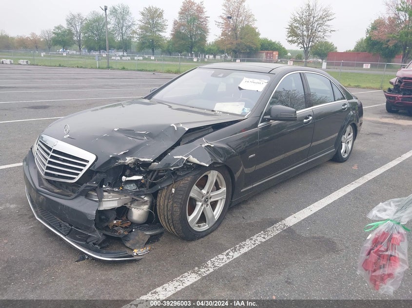 2012 Mercedes-Benz S 550 4Matic VIN: WDDNG9EB2CA480451 Lot: 39296003
