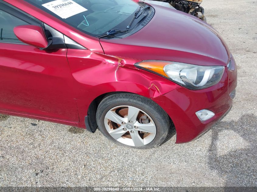 2013 Hyundai Elantra Gls VIN: 5NPDH4AE6DH402870 Lot: 39296048