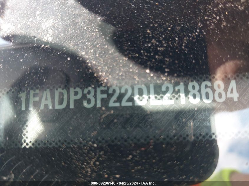 1FADP3F22DL218684 | 2013 FORD FOCUS